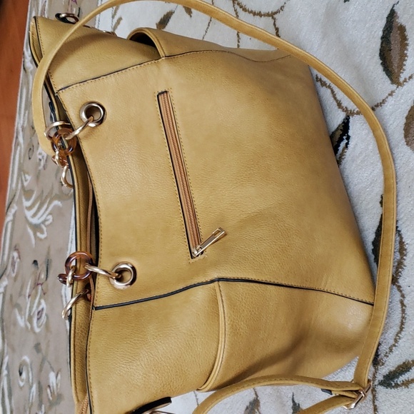 MKF Collection Rylee Tote Handbag Vegan Leather Multi-Functional Crossbody Bag - Picture 5 of 16